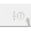 TFA Dostmann Analogue Design Radio-Controlled Wall Clock with Maple Frame,