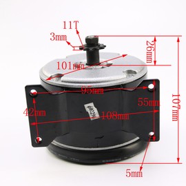 24V 250W Brush Motor Controller Foot Pedal Quad Electric eBike ATV Go kart