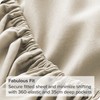 Bare Home Fitted Bottom Sheet King - Premium 1800 Ultra-Soft