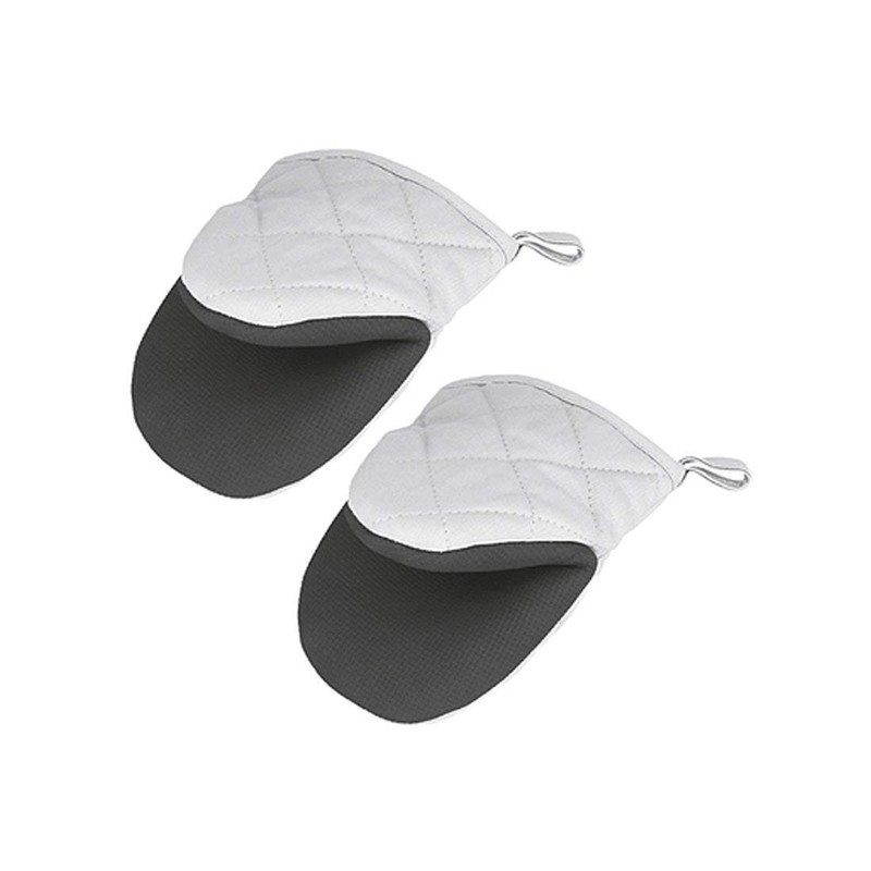 Metaltex Ofenhandschuh, Baumwolle, Grau, 14 cm, 2