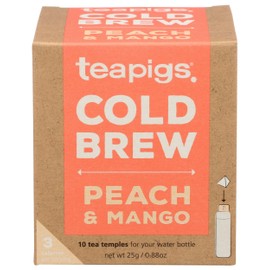 Teapigs, Tea Cold Brew Peach Mango, 0.88 Ounce
