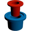 Toilet seat Stop Rela Insert for Toilet Seats to move