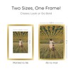 Homeforia A5 Picture Frame Gold, High-End Metal Frame for Wall,