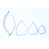 Valley Cutter Company Clematis Petal and Leaves Set - Stainless