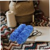 STOBOK Beginner-Friendly Chenille Yarn Knitting Crocheting Medium-Chunky Polyester Bulk Rolls