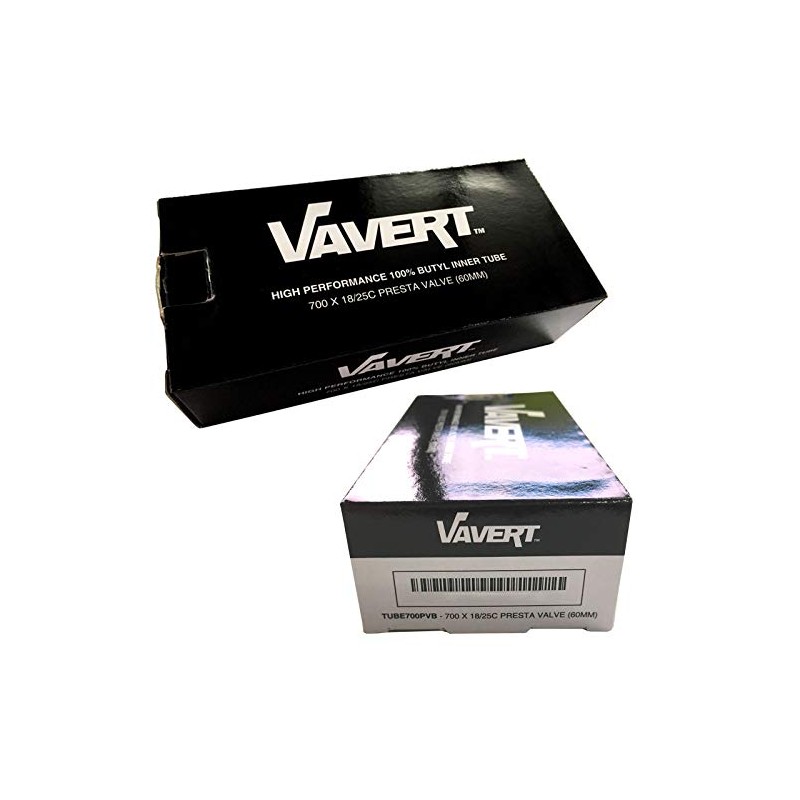 Vavert 700 x 18-25c Road Bike Inner Tubes - Presta