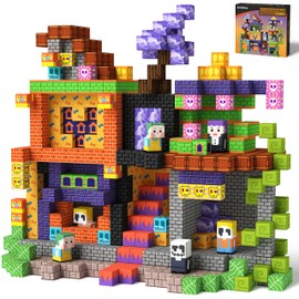 GobiDex Magnetic Blocks, 100PCS Building Toys for Kids 3+, Upgraded Zomblock STEM Sensory Magnets Construction Set, Birthday for Boys & Girls