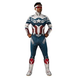 Ruby Slipper Company LLC Falcon and The Winter Soldier Deluxe Captain America Fancy Dress Costume, blue