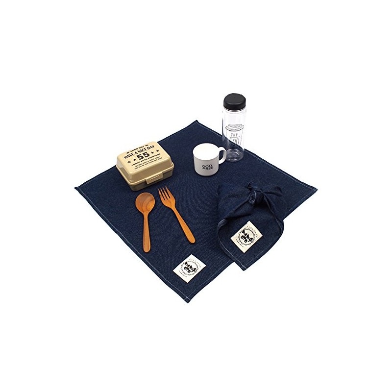 indigo blue (plain color) lunch cloth