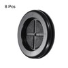 sourcing map Rubber Grommet Round Double-Sided Mount Dia 40 mm