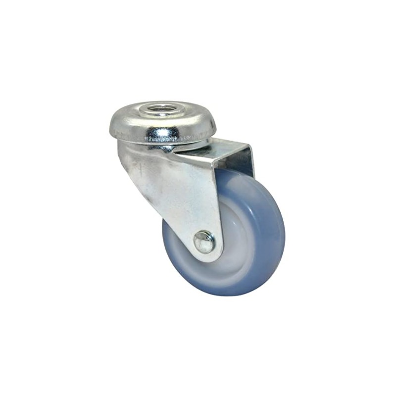 Wagner 23155001 Soft Swivel Castor with Back Hole Eco Diameter