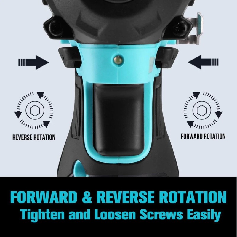 DURATECH 12V Cordless Electric Impact Driver 1/4" 0-2400RPM 885 in-lbs