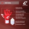 CATCH & KEEP Fly Red Soul Men's Goalkeeper Gloves, Size
