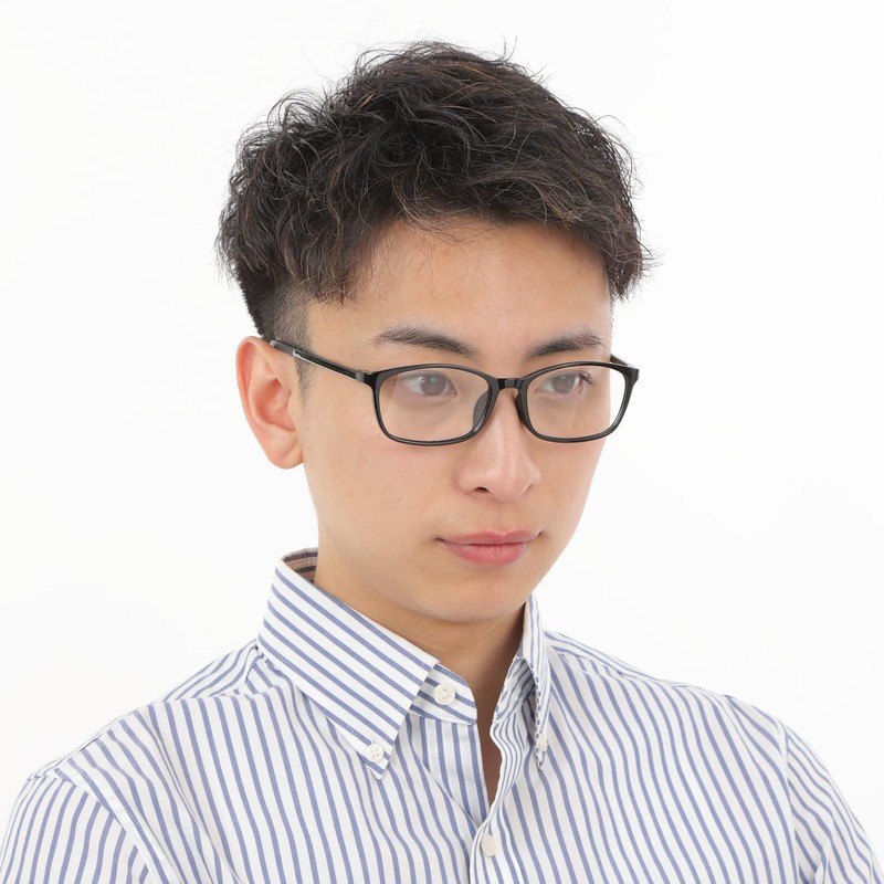 [MOOM] メガネ 度入り メンズ 乱視 遠視 遠視用 左右 コンタクトの度入り 近眼メガネ