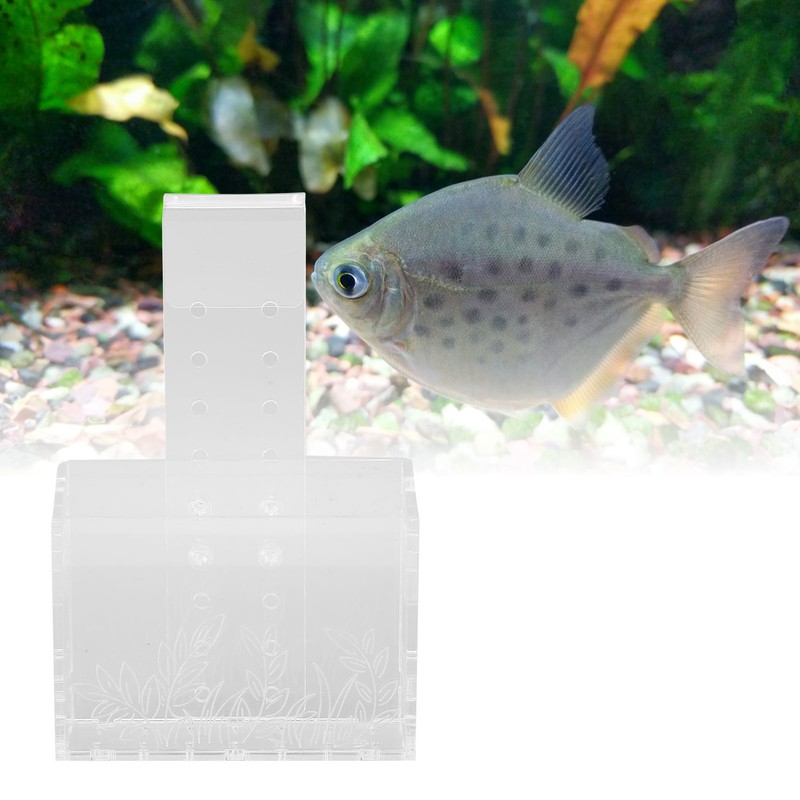 Aquarium Aquatic Planter Transparent Acrylic Fish Tank Hanging Water Plants