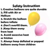 Pink & Yellow Balloons - 12 Inch Colorful Latex Balloons