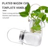 Anxingo 20 Pack Mason Jar Wire Hangers Set, 10 x