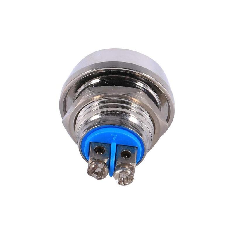 Button Switch, Fydun 12mm Momentary Toggle Dome Top Waterproof Metal