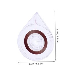 WOONEKY Nail Art Tape 120pcs Silver Thread Stickers Nail Strips Manicure Kit Easy Application