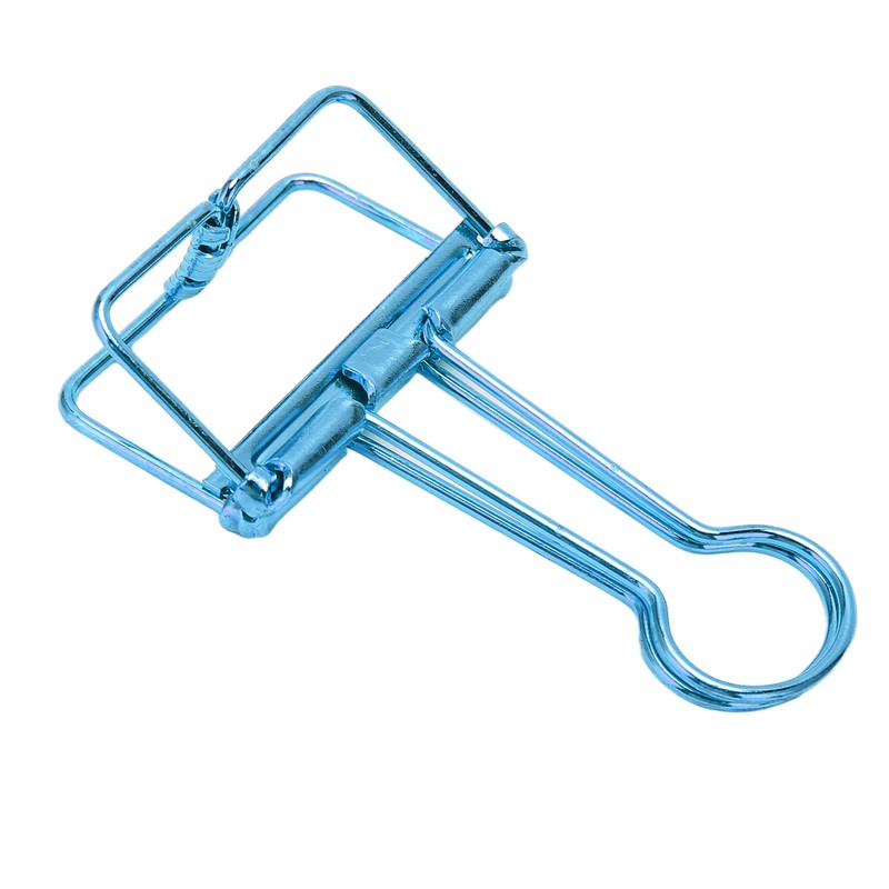 50Pcs Hollow Binder Clips Metal Paper Binder Clips for Documents
