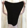 Real Tanned Black Deer Suede Leather Hide - Native Crafts