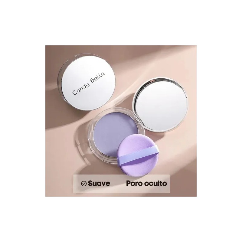 Polvo Matificador Seda Cremoso Lavanda Maquillaje Mate F