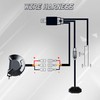 SLARY 23 Inch 144W LED Light Bar White/Amber Flasing Strobe