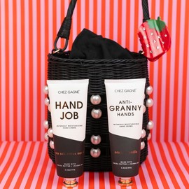 Chez Gagné Crema De Manos Vegana Intensamente Hidratante(96 Ml)Con Aceite De Jojoba Y Manteca De Cacao. No Grasa, De Rápida Absorción, Hecha En Ee. Uu. - Anti-Manos De Abuela(96 Ml, Naranja Y Vainilla
