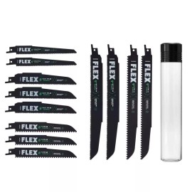 FLEX 12-Piece Demolition Reciprocating Saw Blade Set - FAM20201-12
