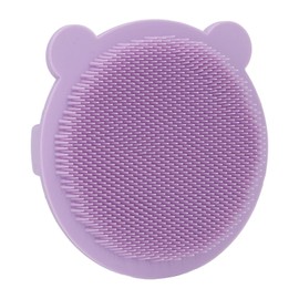 Cepillo de Baño para bebé, Masaje Elástico Encantador, Depurador de Ducha Infantil de Dibujos Animados, Suave para Viajes a Casa para la Vida Diaria (Púrpura)