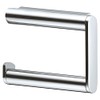 Plan Toilet Roll Holder, Open Shape, Left Chrome-Plated