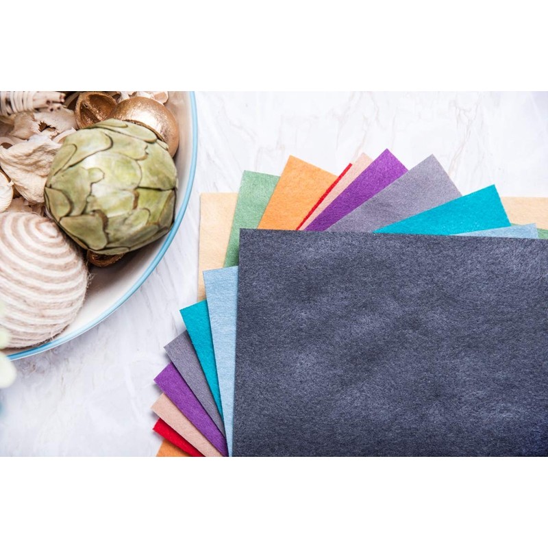 Sizzix Fogli Di Feltro Surfacez, 10 Pezzi, Colori Vivaci
