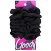 Goody Ouchless Scrunchie para mujer, Negro, 8 unidades