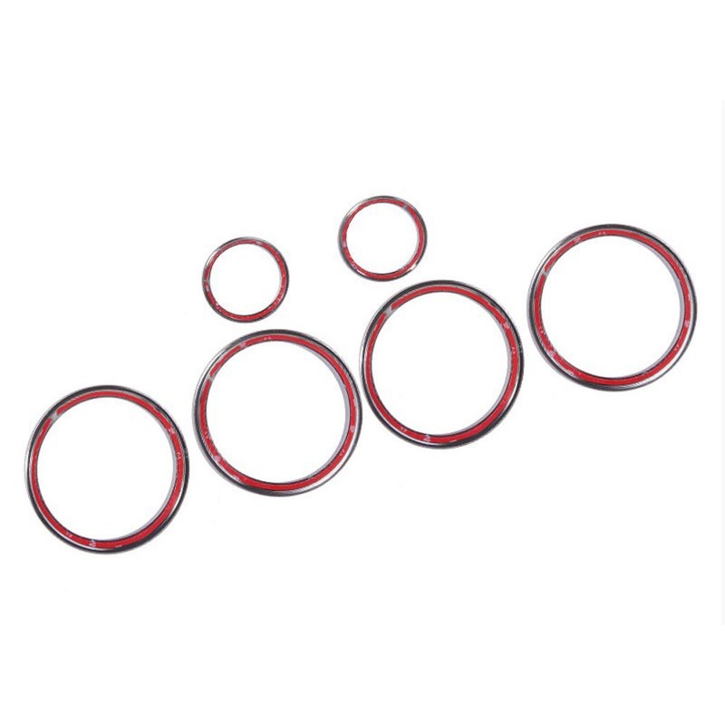 For Discovery Sport 2015-2018 ABS Car Door Speaker Ring Trim