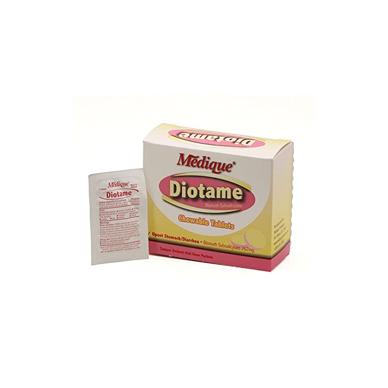 Medique Products 22083 Diotame Indigestion Relief Tablets, COMMISSARY 30 Pack