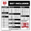 48-32-4094 For Milwaukee 80 Pc. Shockwave Impact Duty Driver Bit