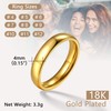 Gold Wedding Band Size 10 Anniversary Rings for Women