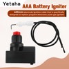 Yetaha Propane Electronic Pulse Gas Igniter Assembly with 400mm Electrode