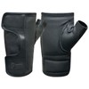 Wheelchair Cow Hide Leather Fingerless Full Open Easy Adjustable Palm