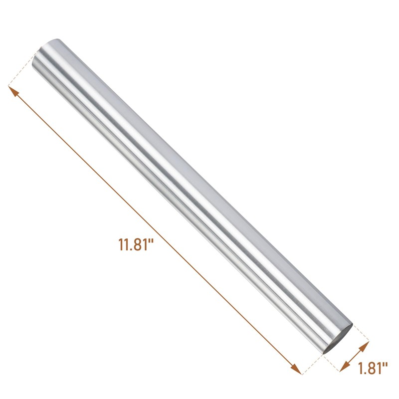 Tcatec 304 Stainless Steel Cutting Board with Rolling Pin, 32"x20"