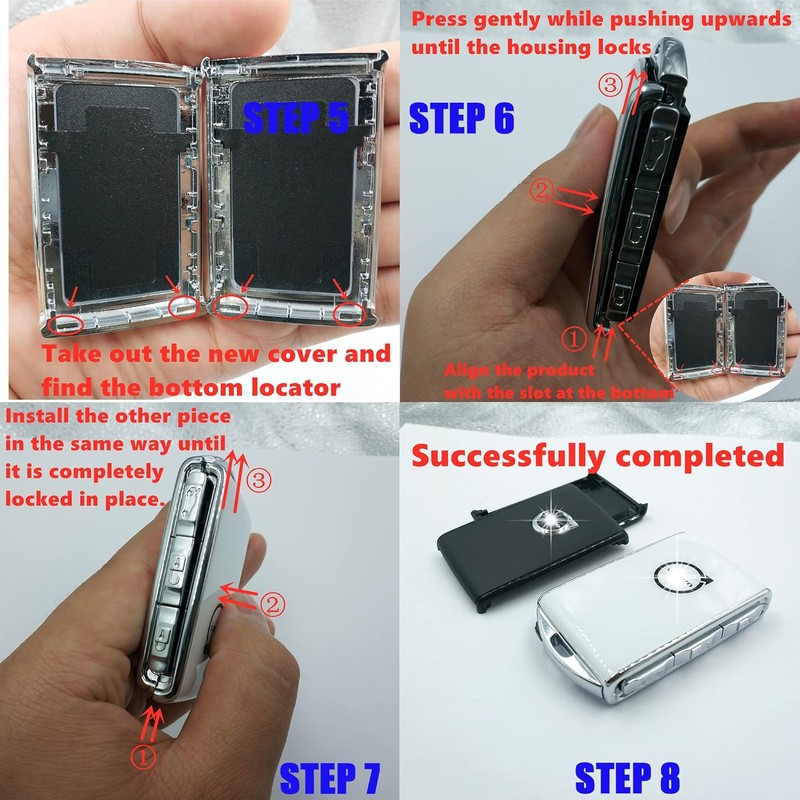 Car Key Fob Cover for Volvo XC90, XC60, XC40, S60,