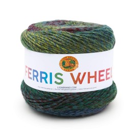 Lion Brand Yarn Company 217-608 Ferris Wheel Yarn, Imaginary Garde, One Skein