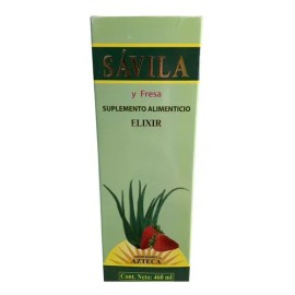 Bebida de Sábila Sabor Fresa 460mL Centro Botánico Azteca Suplemento