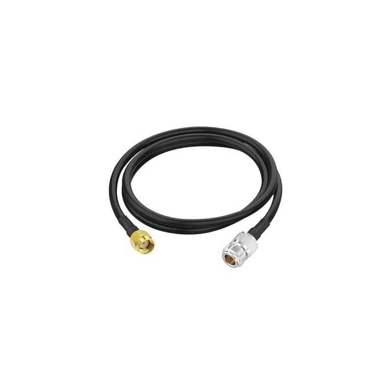 supmory N Female to RP-SMA Male RF Coax Cable RG58