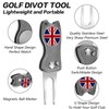 FINGER TEN Golf Divot Repair Tool Switchblade with Ball Marker