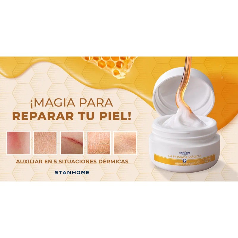 Stanhome 3 Pzas Crema Reparadora La Pomada Mágica Jalea Real