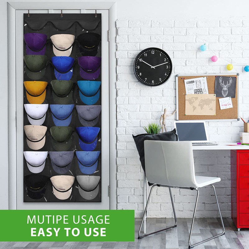 Dofilachy Hat Organizer Racks for Baseball Caps, Visible Hat Holder