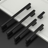 Asidrama 10 Pack 5 Inch(128mm) Matte Black Kitchen Cabinet Handles,