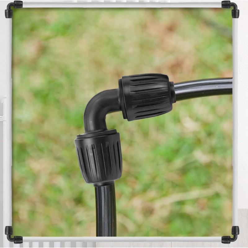 JINXIAN Drip Hose Irrigation 90° Degree Elbow Corner Connector Hose