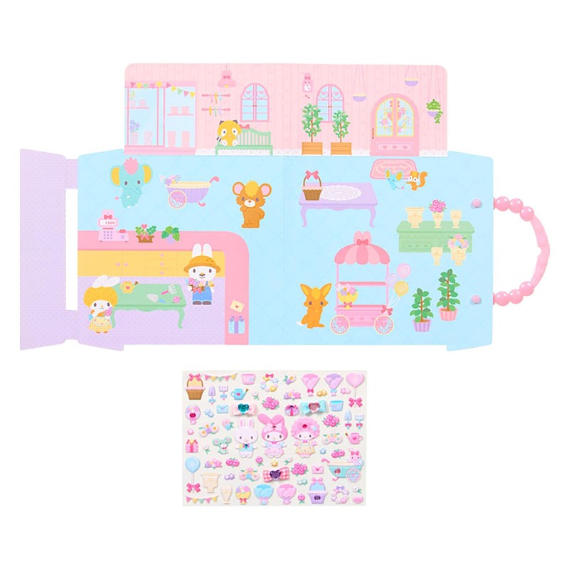 Sanrio 155209 Playable Sticker Set, My Melody, Board: Paper (PP